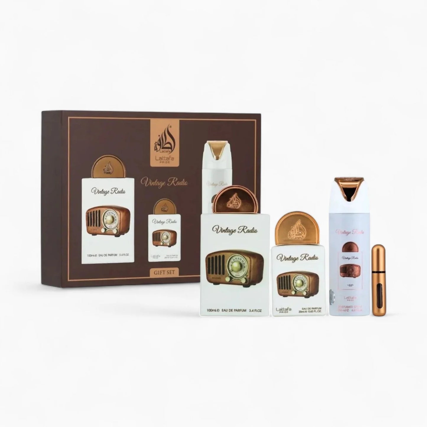 Lattafa Vintage Radio Set 961scents