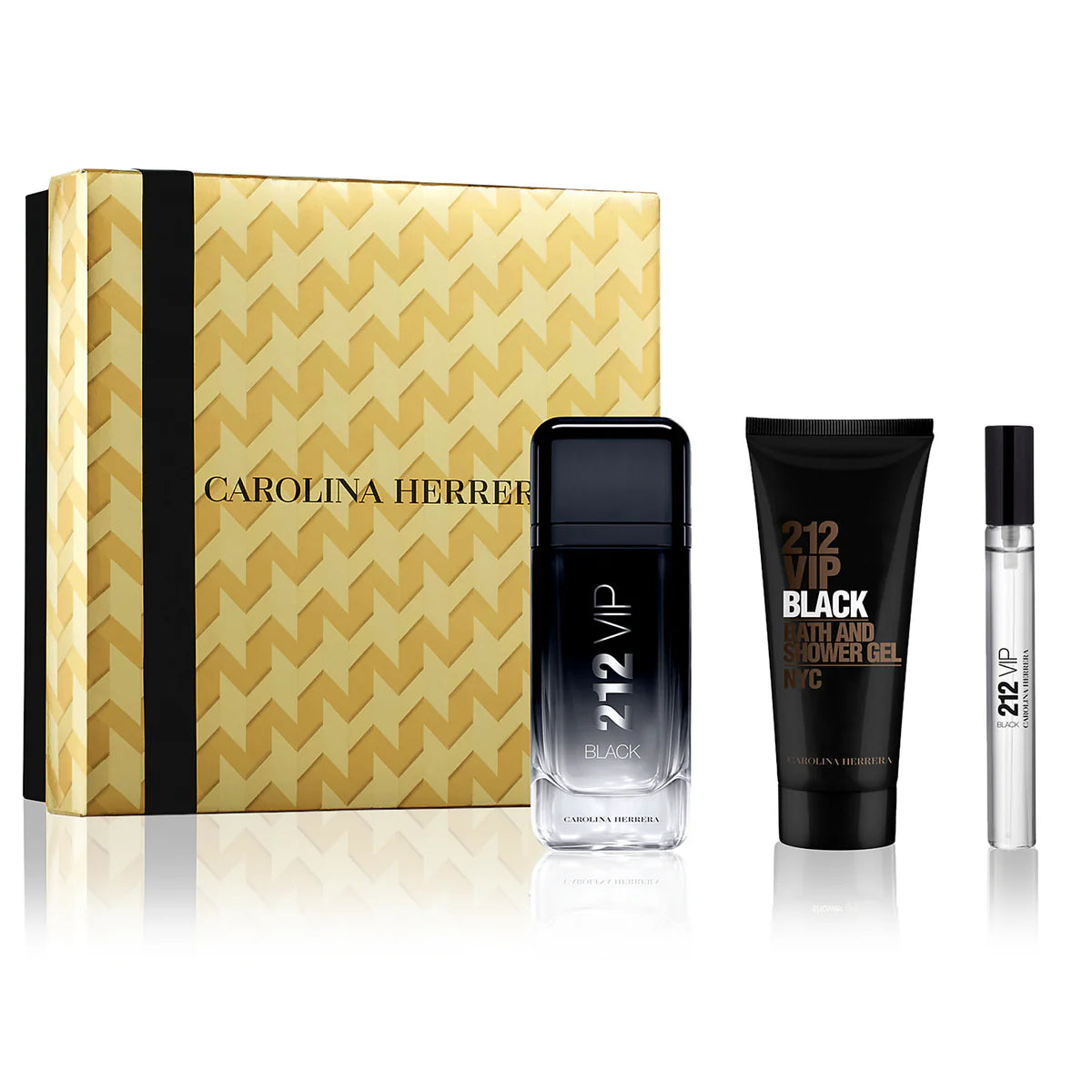 Carolina Herrera 212 VIP Edp Men Black Set 961scents