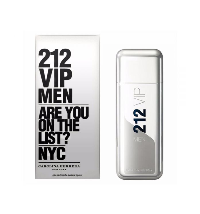 Carolina Herrera 212 Vip Edt Silver Men 961scents